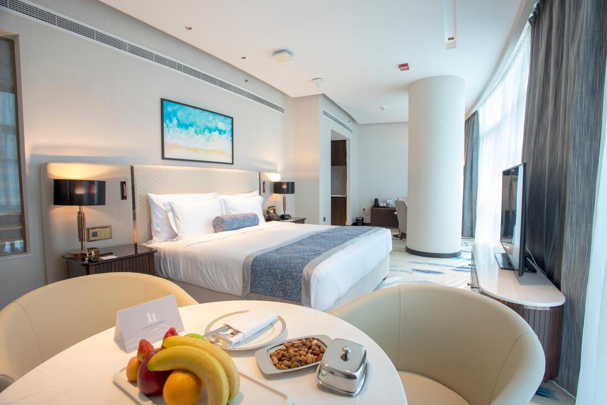 Century Marina Hotel - Lusail Exteriör bild A bedroom at the hotel